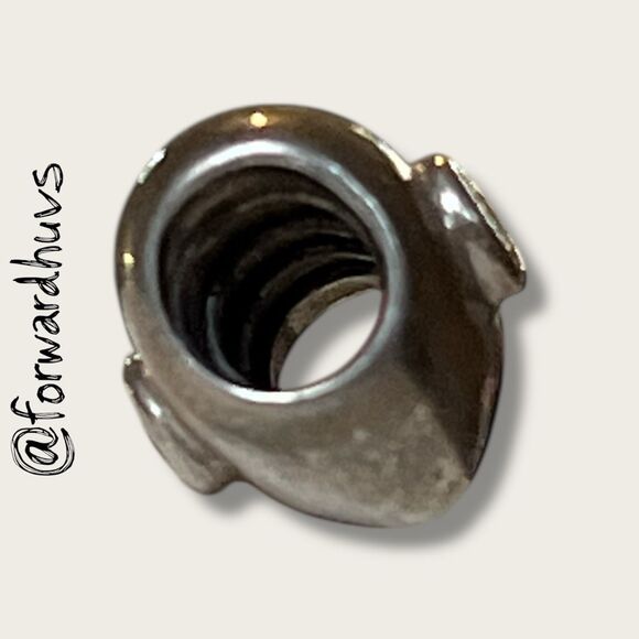 Pandora “Puffy Heart with Cubic Zirconia” Charm – Retired – ALE 925 Marked - Picture 4 of 9